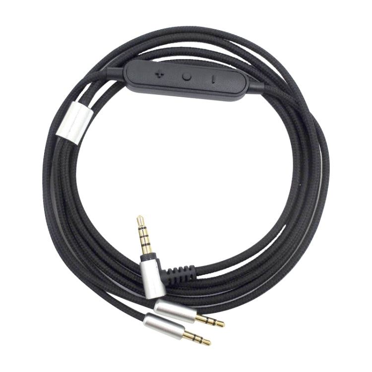 ZS0096 Wired Control Version Headphone Audio Cable for Sol Republic Master Tracks HD V8 V10 V12 X3, Wired Control Version