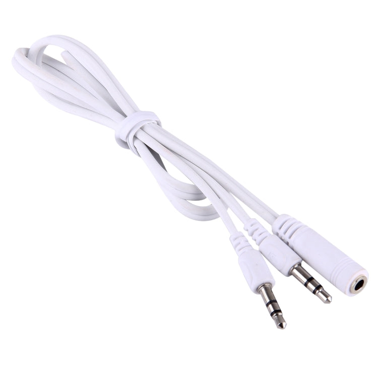 1M Hi-Fi AUX Audio Cable 3.5mm Dual Male to Female Plug Jack Stereo Audio Wire for iPhone, iPad, Samsung, MP3, MP4, Sound Card, TV, Radio-recorder, Car Bluetooth Speacker, Computer, etc, 3.5mm 2 Male to Female