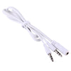 1M Hi-Fi AUX Audio Cable 3.5mm Dual Male to Female Plug Jack Stereo Audio Wire for iPhone, iPad, Samsung, MP3, MP4, Sound Card, TV, Radio-recorder, Car Bluetooth Speacker, Computer, etc, 3.5mm 2 Male to Female
