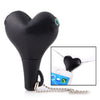 1 Male to 2 Females 3.5mm Jack Plug Multi-function Heart Shaped