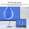 9 in 1 RJ45 + 100W PD + SD/TF + USBx2 + HDMI + VGA + 3.5mm AUX to Type-C HUB Adapter, 9 in 1