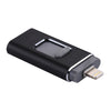 easyflash RQW-01B 3 in 1 USB 2.0 & 8 Pin & Micro USB 64GB Flash Drive, RQW-01B Black