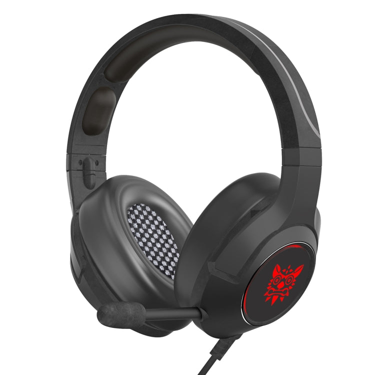 ONIKUMA K9 Single Plug RGB Adjustable Gaming Headphone with Microphone