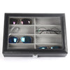 8 Grids Portable Sunglasses Protective Storage Box, 8 Grids Sunglasses Storage Box