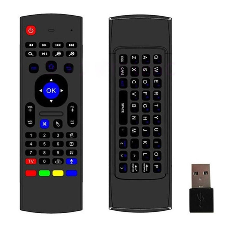 MX3-M Air Mouse Wireless 2.4G Remote Control Keyboard with Microphone