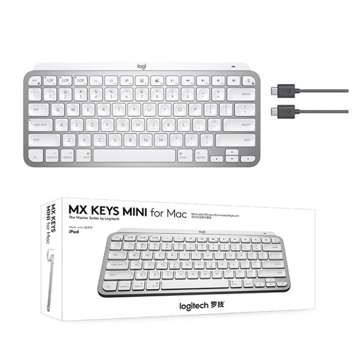 Logitech MX Keys Mini Mac Version Wireless Bluetooth Ultra-thin Smart Backlit Keyboard
