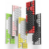 FOREV FV-301 87-keys Blue Axis Mechanical Gaming Keyboard, Cable Length: 1.6m, Black + Grey, Black + Red, White + Pink, White + Green, White + Blue, White + Yellow