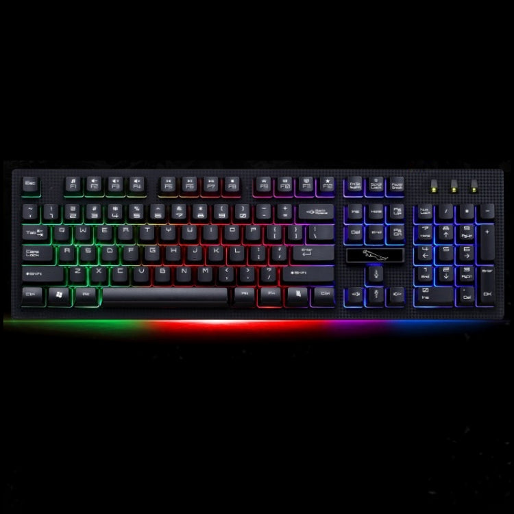ZGB G20 104 Keys USB Wired Mechanical Feel Glowing Computer Keyboard