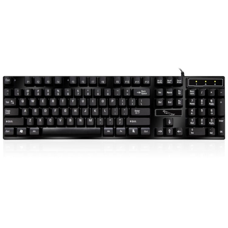 ZGB Q17 104 Keys USB Wired Suspension Gaming Office Keyboard for