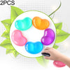 MONTIAN 2 PCS Transparent Silicone Bracer Heart-shaped Mouse Wrist