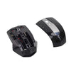 MZ-011 2.4GHz 1600DPI Wireless Rechargeable Optical Mouse with HUB Function, Pearl White, Blue, Silver, Black, Black Silver, White + Royal Blue