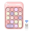 Ajazz AK18 2.4G Mini Wireless Mixed Color Keys Numeric Keyboard, Mixed Color Keys