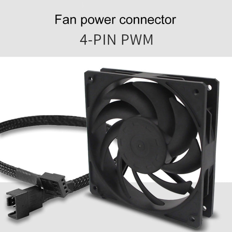 F120 Computer CPU Radiator Cooling Fan, F120