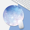 Rainbow Color Mercury Pattern Circular Mouse Pad, Diameter: 22cm, Rainbow Color Mercury