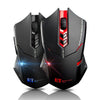 ET X-08 7-keys 2400DPI 2.4G Wireless Mute Gaming Mouse with USB Receiver & Colorful Backlight