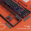 YINDIAO K300 USB Detachable Panel Mechanical Lighting Blue Shaft Gaming Wired Keyboard