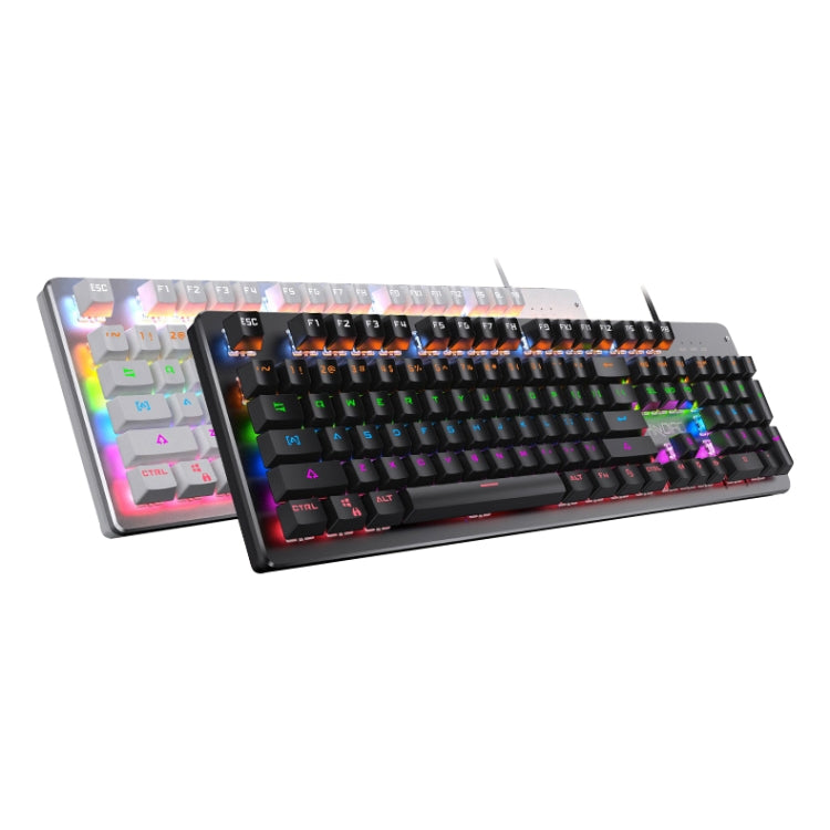 YINDIAO Classic Square Keys Mixed Light USB Mechanical Gaming Wired Keyboard, Blue Shaft, Square Keys,Blue Shaft (Black), Square Keys,Blue Shaft (White)