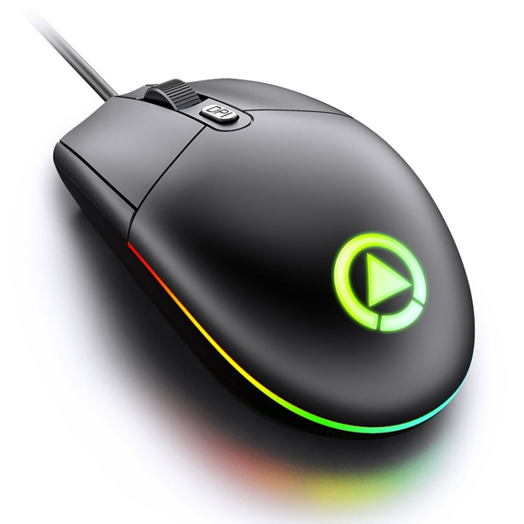 YINDIAO G3SE 1600DPI 3-modes Adjustable 3-keys RGB Light Wired Business Mouse