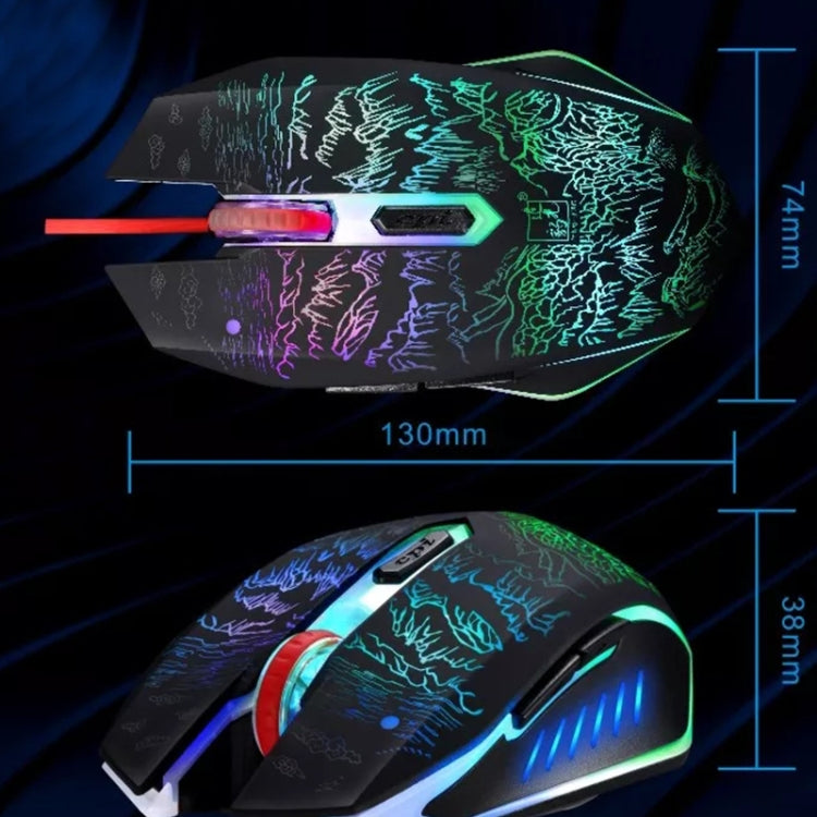 ZGB T9 USB Wired Gaming Backlight Gaming Mouse