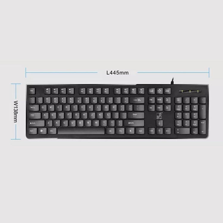 ZGB S500 Square Key USB Wired Computer Keyboard, Square Key (Black), Square Key (White)
