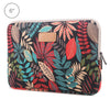 Lisen 6.0 inch Sleeve Case Colorful Leaves Zipper Briefcase Carrying