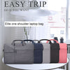 ST02S Waterproof Tear Resistance Hidden Portable Strap One-shoulder Handbag for 14.1 inch Laptops, with Suitcase Belt, ST02S 14.1 inch Black, ST02S 14.1 inch Dark Gray, ST02S 14.1 inch Pink, ST02S 14.1 inch Light Grey, ST02S 14.1 inch Navy Blue