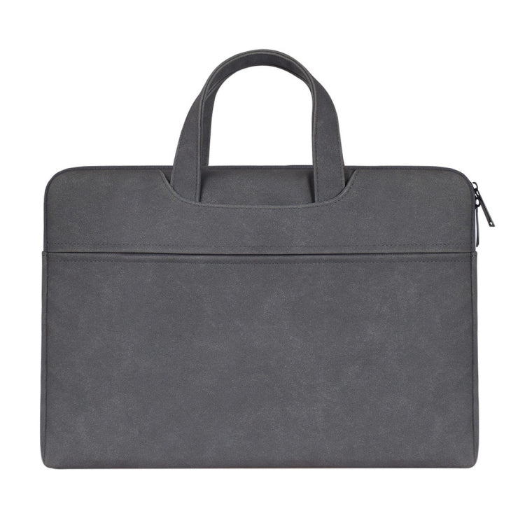 ST06 Waterproof PU Leather Zipper Hidden Portable Strap One-shoulder Handbag for 15.6 inch Laptops, with Suitcase Belt, ST06 15.6 inch Dark Gray, ST06 15.6 inch Pink, ST06 15.6 inch Light Grey