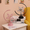 Star Moon Shape Iron Night Light Decorative Light, Battery Version, Battery Version