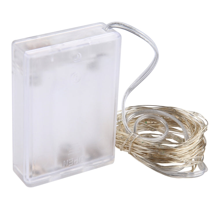 50 LEDs SMD 0603 3 x AA Batteries Box Fairy Lamp Decorative Light, DC 5V