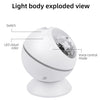5W Micro USB Power Supply Remote Control Starry Sky Laser Projection Lamp LED Atmosphere Night Light with Magnetic Base, 5W Micro USB