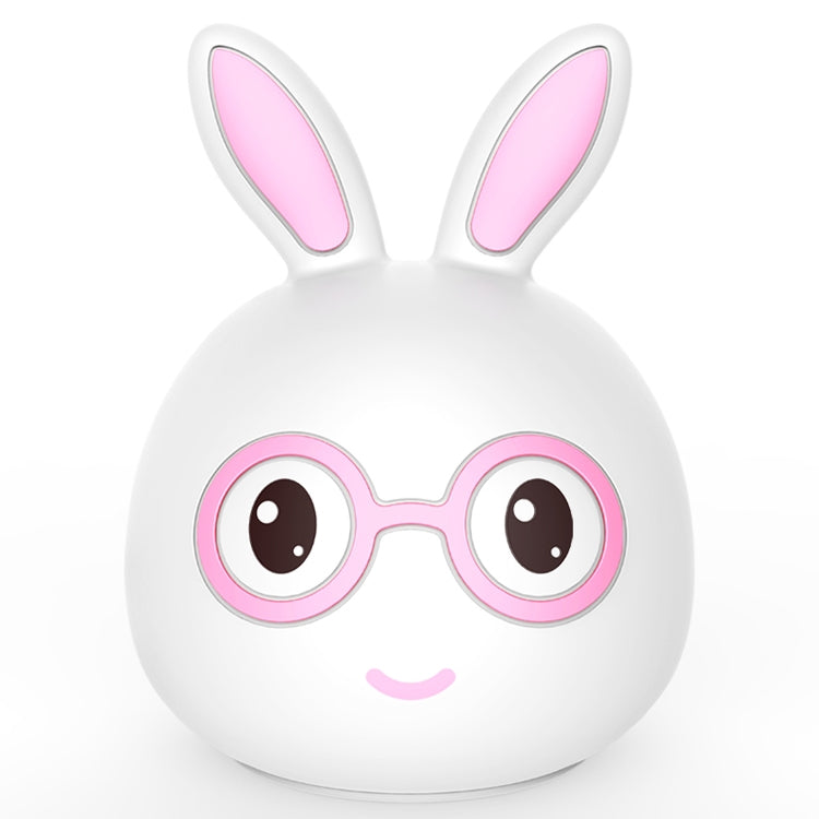 Smiling Rabbit Creative Touch 3D LED Decorative Night Light, AAA Battery Version, AAA Battery Version (Pink), AAA Battery Version (Blue)