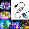 Christmas Decoration USB Copper Wire String Light Bluetooth Mobile APP Control, Length: 5m 50 LEDs, APP Control, Length: 5m 50 LEDs