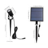 3W One for Three Solar Spotlight Outdoor IP65 Waterproof Light Control Induction Lawn Lamp, Luminous Flux: 300-400lm (RGB Cyclic Fixation), One for Three