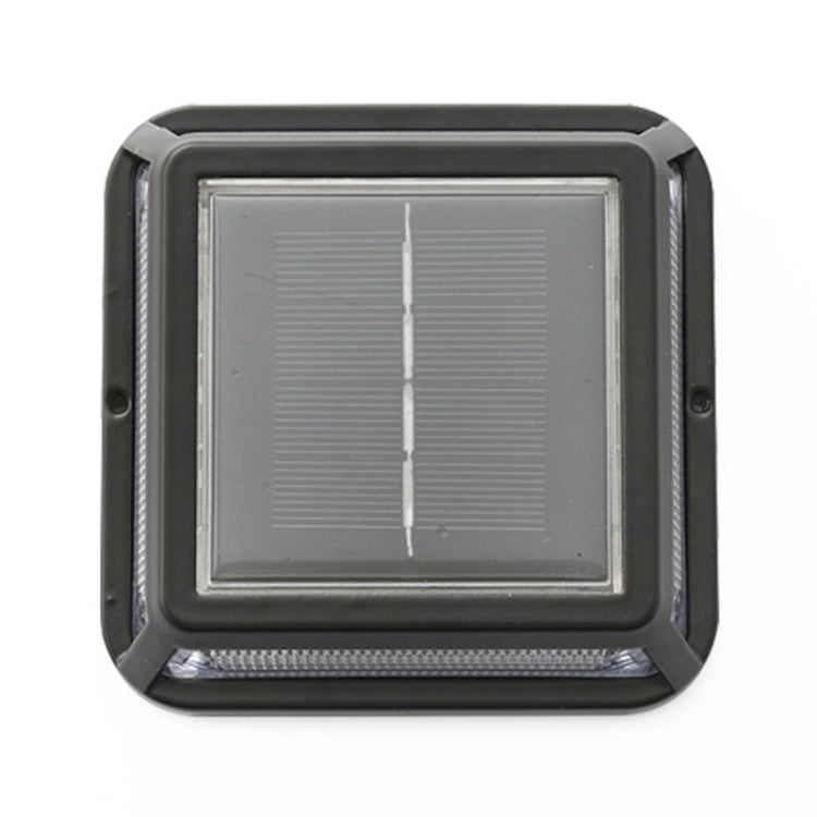 LED Corner Lamp Solar Powered Embedded Ground Lamp IP65 Waterproof Outdoor Garden Lawn Lamp, White Light