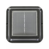LED Corner Lamp Solar Powered Embedded Ground Lamp IP65 Waterproof Outdoor Garden Lawn Lamp, White Light