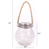 Solar Energy Glass Bottle Pendent Lamp IP55 Waterproof Outdoor Garden Decoration Light, Warm White Light