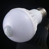 E27 7W 16 LEDs SMD 5730 450LM Infrared Motion Sensor LED Light Bulb, Sensor Distance: 4-6m, AC 220V, E27 7W White Light