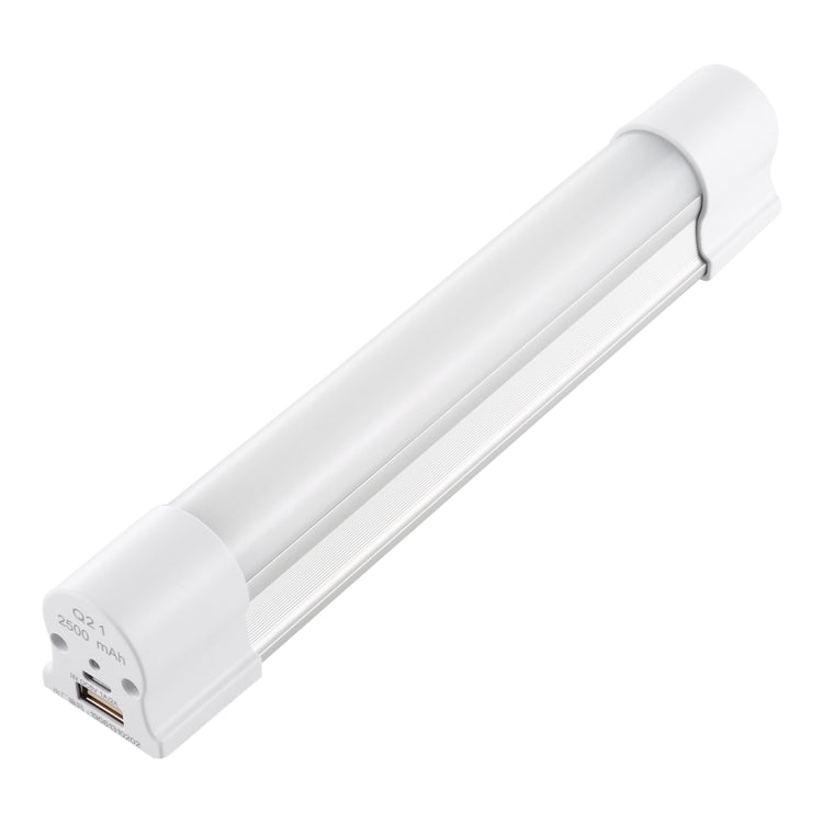 Q21 21cm White + Red USB LED Strip Light Portable 5V 650mA 5500-6500K with Switch, 21cm