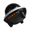 LED Flying Saucer Starry Sky Light Bluetooth Music Star Projection Night Light with Remote Control, Black, White