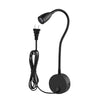 160 LM 3000-3200K Wall Mount Light Wall Sconce Lamp, Got the CE / FCC Certification, Goose Neck Length: 30cm, US/EU Plug, Default Delivery US Plug, CL-S006 Black