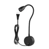 160 LM 3000-3200K Wall Mount Light Wall Sconce Lamp, Got the CE / FCC Certification, Goose Neck Length: 30cm, US/EU Plug, Default Delivery US Plug, CL-06b Black Shell