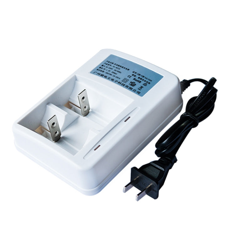 AC 220V 2 Slot Battery Charger for AA & AAA & C / D Size Battery