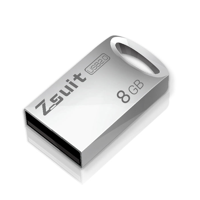 Zsuit 8GB USB 2.0 Mini Metal Ring Shape USB Flash Disk, 8GB USB 2.0