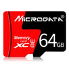MICRODATA 64GB U3 Red and Black TF(Micro SD) Memory Card, 64GB