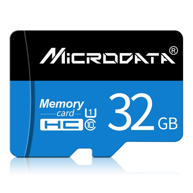 MICRODATA 32GB U1 Blue and Black TF(Micro SD) Memory Card, 32GB