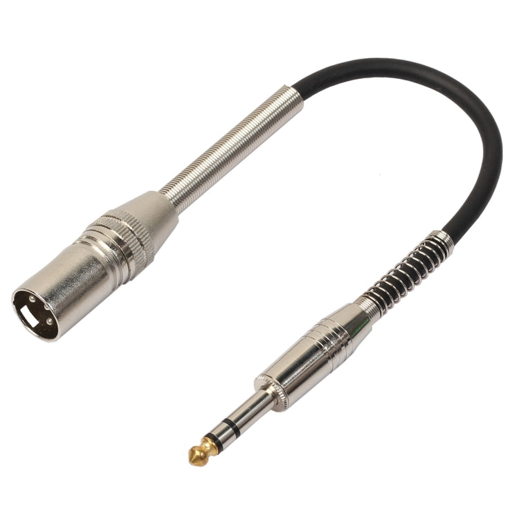 30cm XLR 3-Pin Male to 1/4 inch (6.35mm) Female Plug Stereo