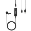 BOYA BY-DM10 USB / 8 Pin Plug Broadcast Lavalier Microphone with