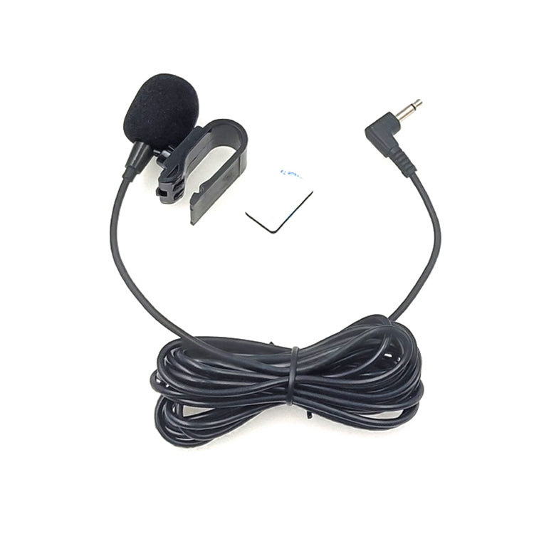 ZJ025MR Stick-on Clip-on Lavalier Mono Microphone for Car GPS /