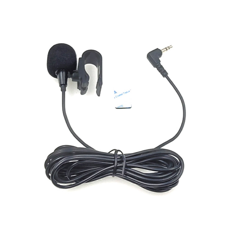 ZJ025MR Stick-on Clip-on Lavalier Stereo Microphone for Car GPS /
