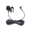 ZJ025MR Stick-on Clip-on Lavalier Stereo Microphone for Car GPS /